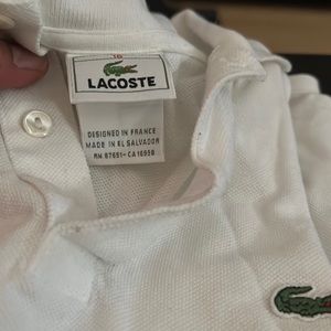 Boy’s Lacoste Polo shirt size 16